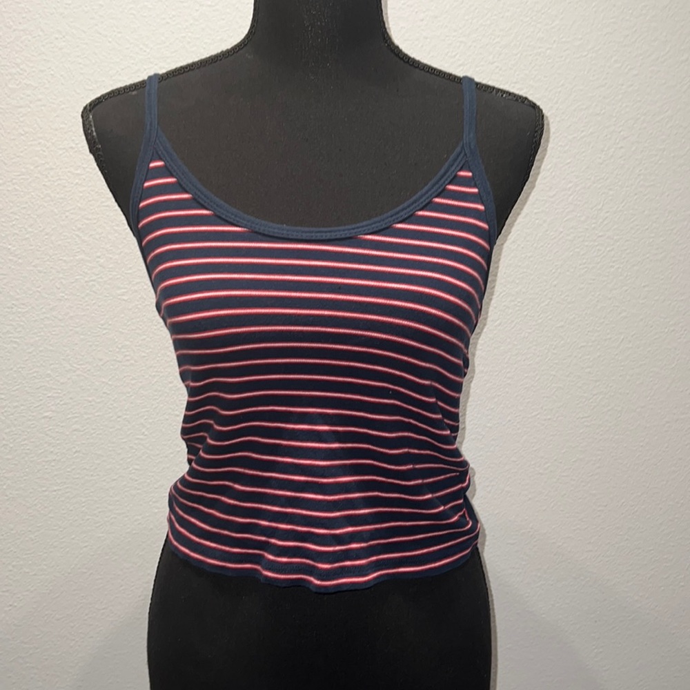 Brandy Melville red white and blue tank top
